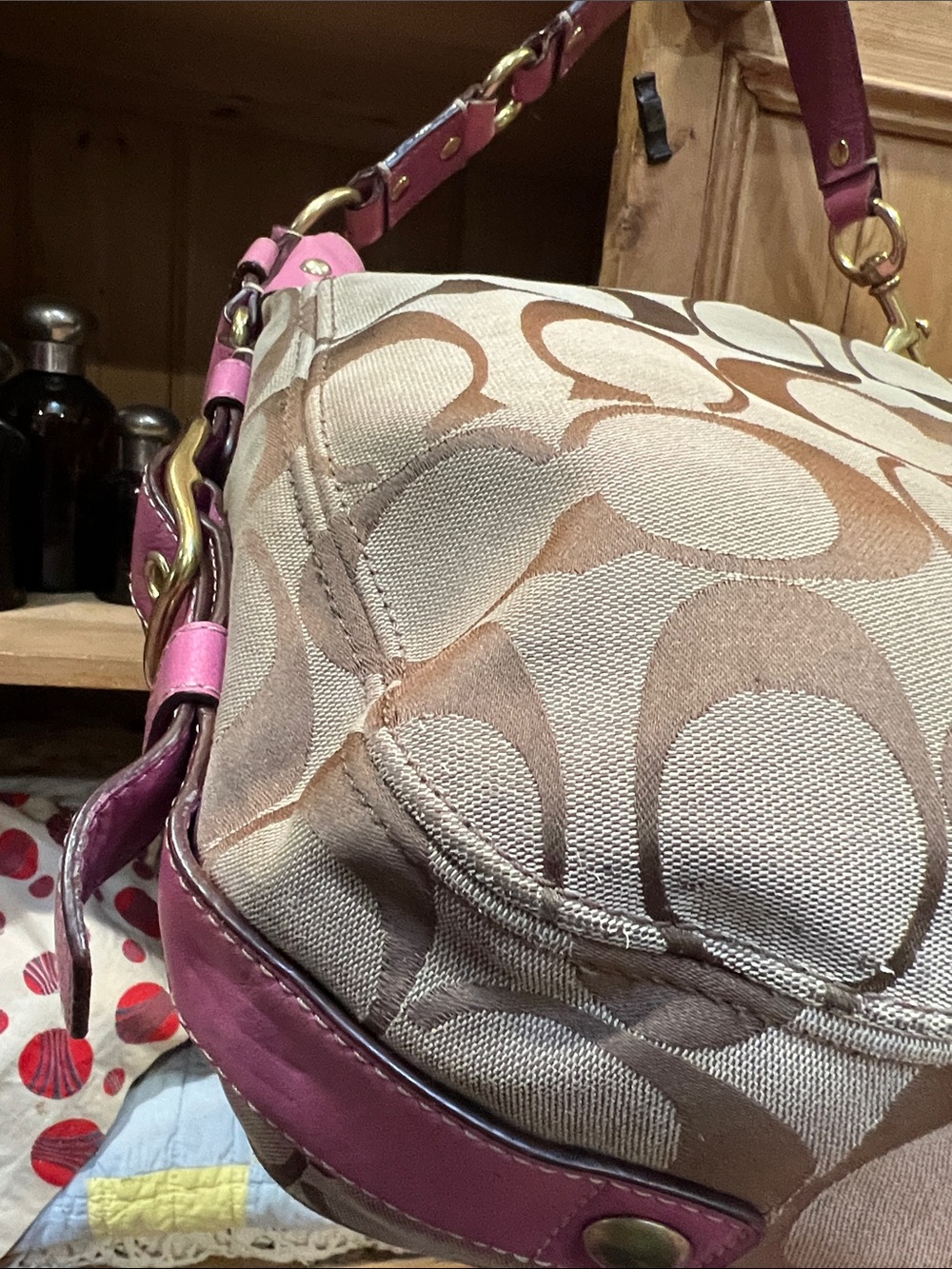 Coach 12674 Signature Zoe XL Hobo Bag - Picture 7 of 15